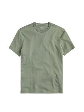 J Crew Green Broken In Jersey Short Sleeve Crew Neck T Shirt Mens Size M Classic